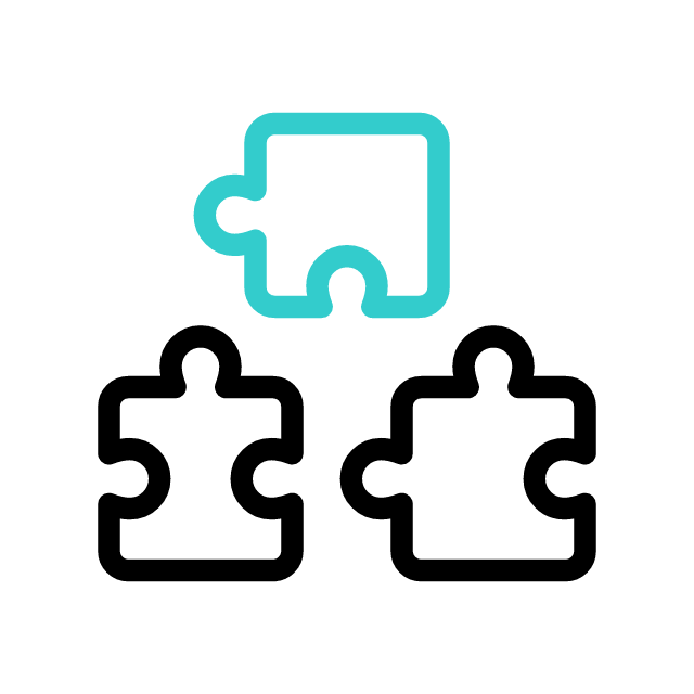 Puzzle pieces icon